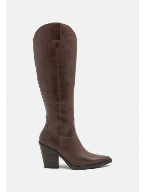 ALDO NEVADA Women's Brown Leather Boots