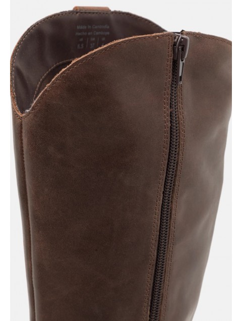 ALDO NEVADA Women's Brown Leather Boots