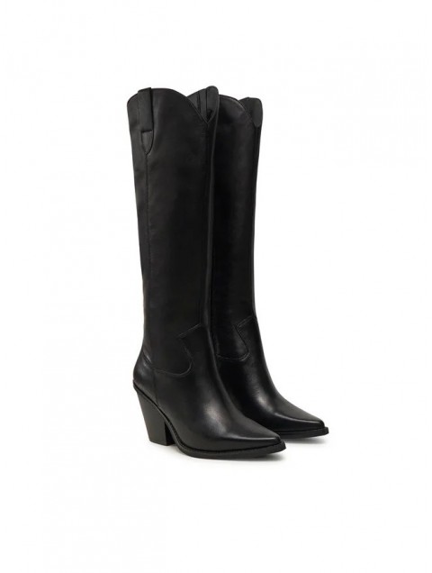 ALDO NEVADA Women's Black Leather Boots
