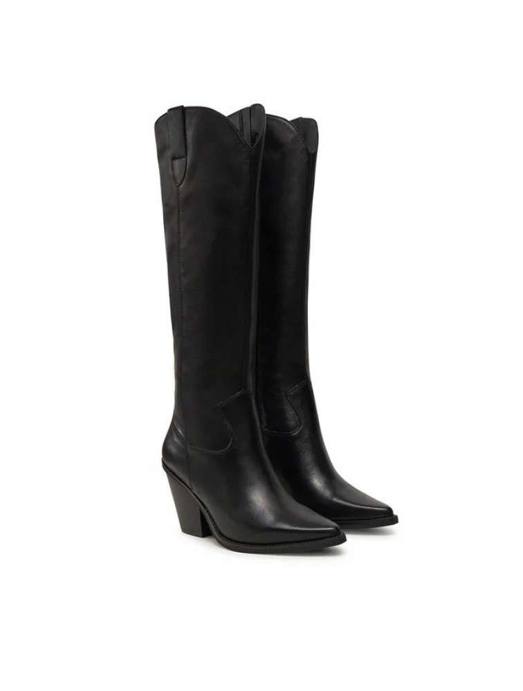 ALDO NEVADA Women's Black Leather Boots