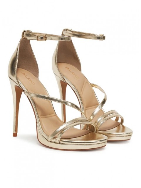 ALDO ODELLA Gold Women's Sandals With Straps