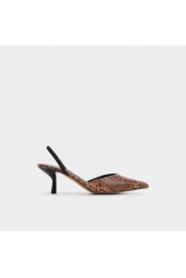 ALDO Re-olivia Snake Γυναικείες Slingback Γόβες