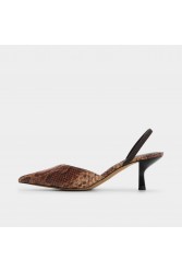 ALDO Re-olivia Snake Γυναικείες Slingback Γόβες