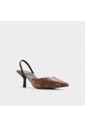 ALDO Re-olivia Snake Γυναικείες Slingback Γόβες