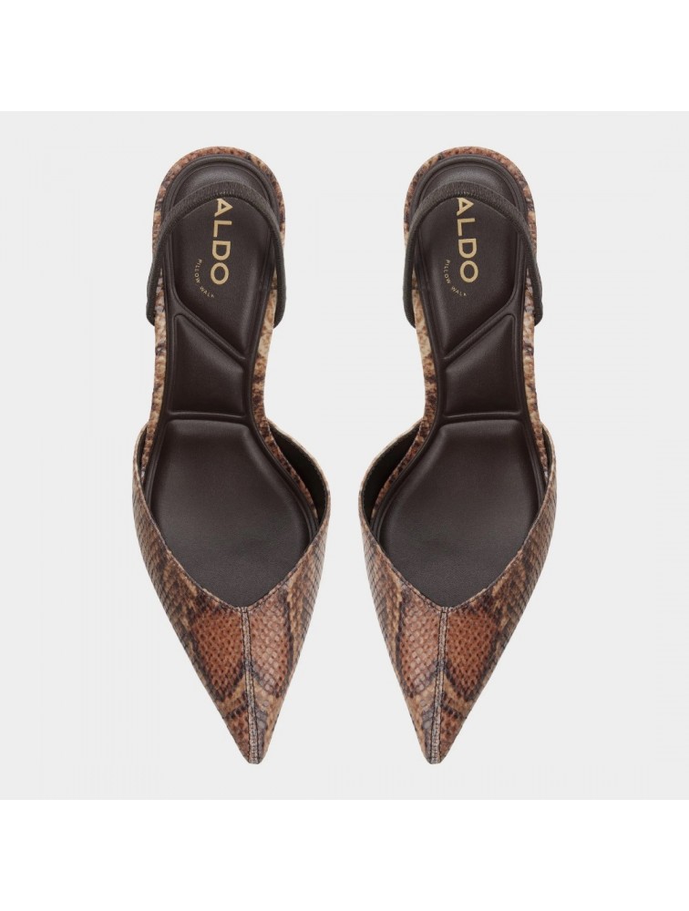 ALDO Re-olivia Snake Γυναικείες Slingback Γόβες