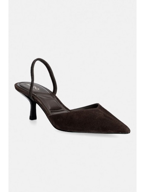 ALDO Re-olivia Brown Suede Women's Slingback Heels