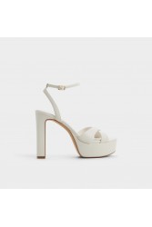 ALDO Rosine White Women's Sandals with Heels