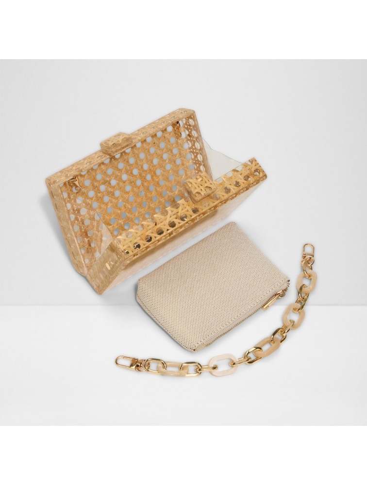 ALDO Seliora Beige Rattan Women's Handbag