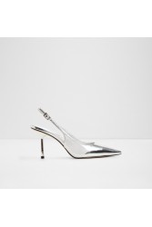 ALDO Seralina Ασημί Slingback Γόβες