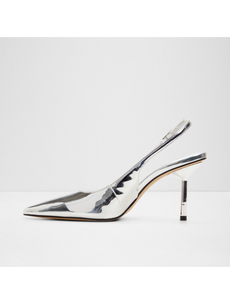 ALDO Seralina Ασημί Slingback Γόβες