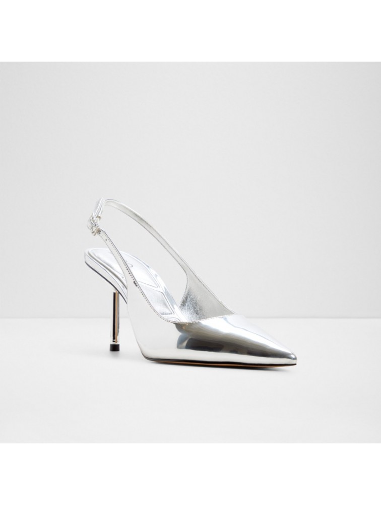 ALDO Seralina Ασημί Slingback Γόβες