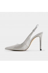 ALDO Stessysling 2.0 Γκρι Λουστρίνι Slingback  Γόβες