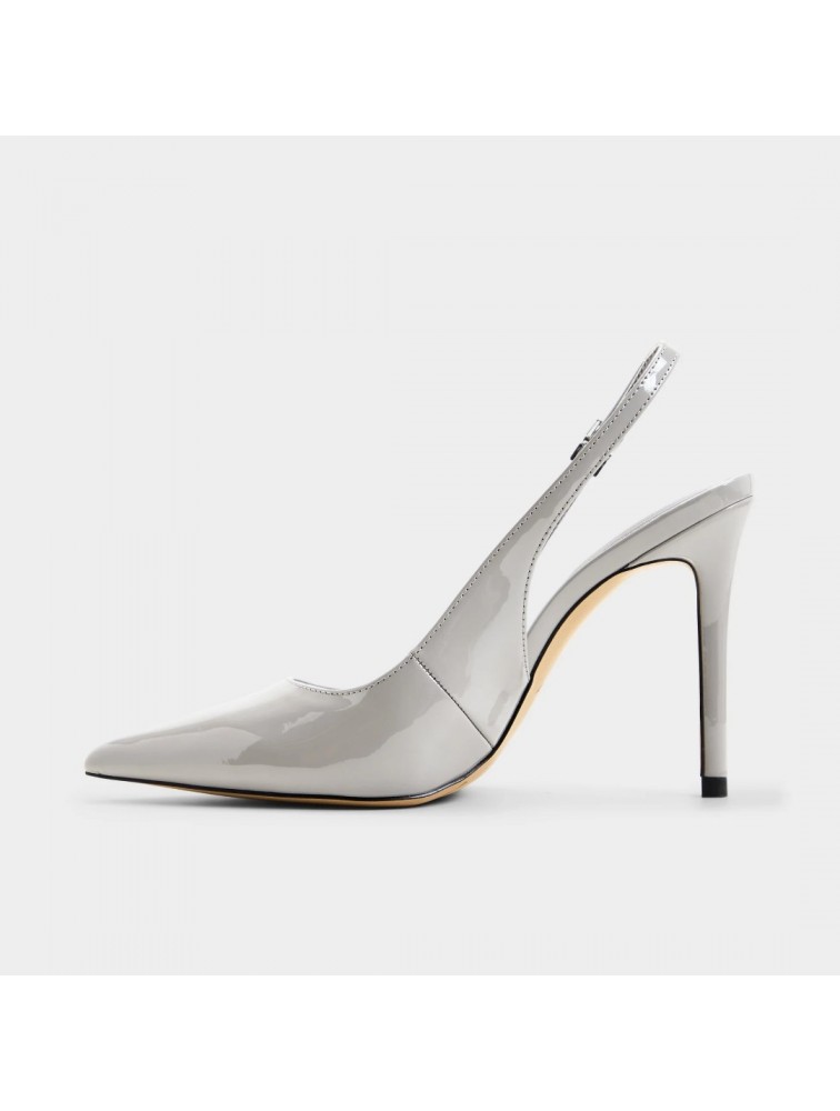 ALDO Stessysling 2.0 Γκρι Λουστρίνι Slingback  Γόβες