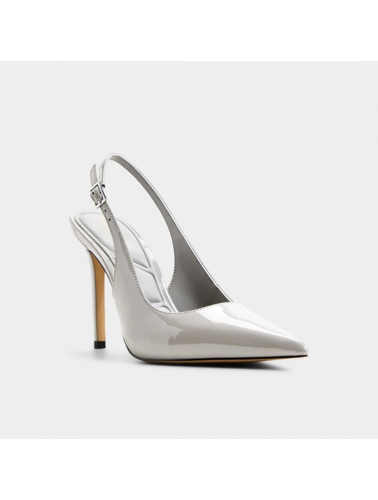 ALDO Stessysling 2.0 Γκρι Λουστρίνι Slingback  Γόβες