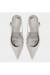 ALDO Stessysling 2.0 Γκρι Λουστρίνι Slingback  Γόβες