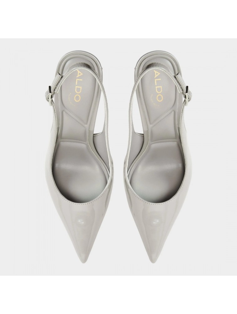 ALDO Stessysling 2.0 Γκρι Λουστρίνι Slingback  Γόβες