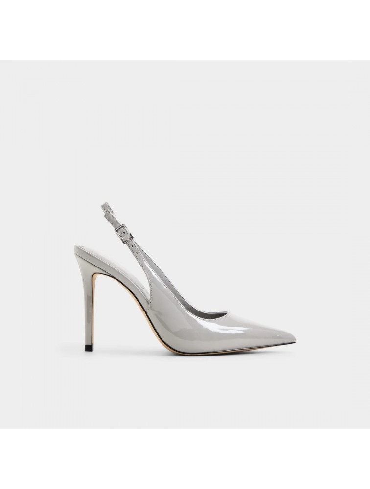 ALDO Stessysling 2.0 Γκρι Λουστρίνι Slingback  Γόβες