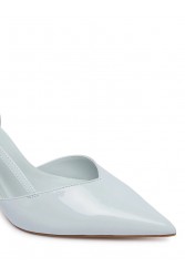 ALDO Vivennia Light Blue Patent Leather Women's Slingback Heels