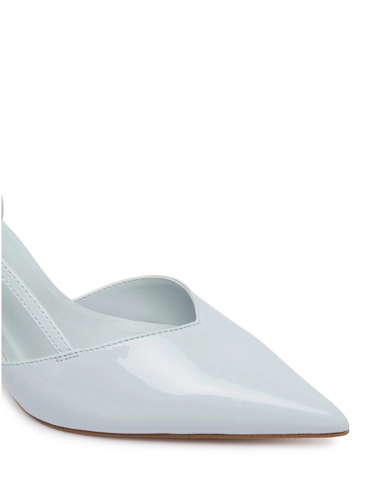 ALDO Vivennia Light Blue Patent Leather Women's Slingback Heels