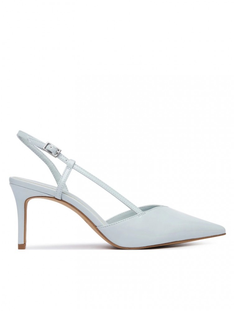 ALDO Vivennia Light Blue Patent Leather Women's Slingback Heels