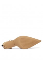 ALDO Vivennia Μπεζ Λουστρίνι Γυναικείες Slingback Γόβες