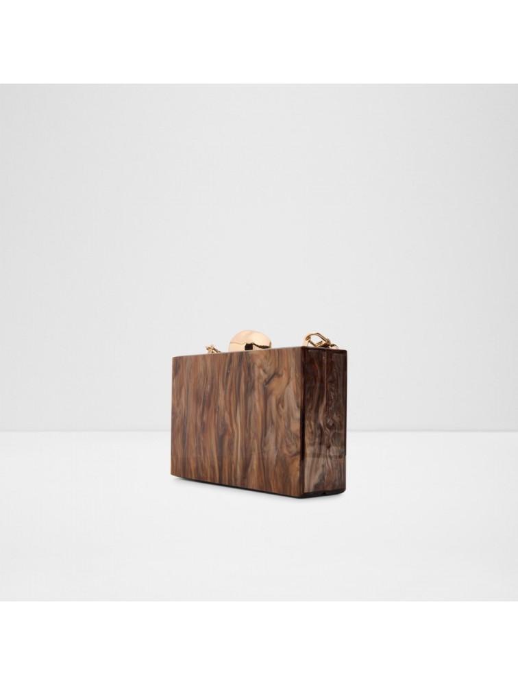ALDO Zaloriax Brown Clutch