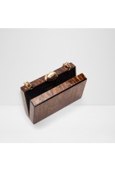 ALDO Zaloriax Brown Clutch