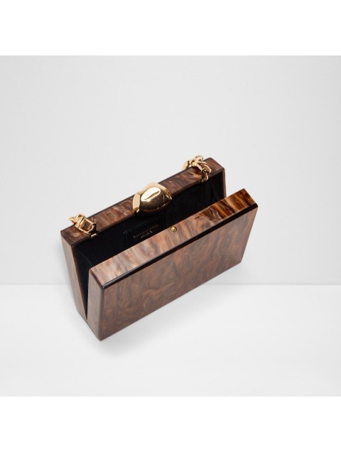 ALDO Zaloriax Brown Clutch