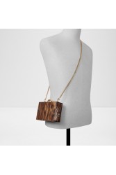 ALDO Zaloriax Brown Clutch