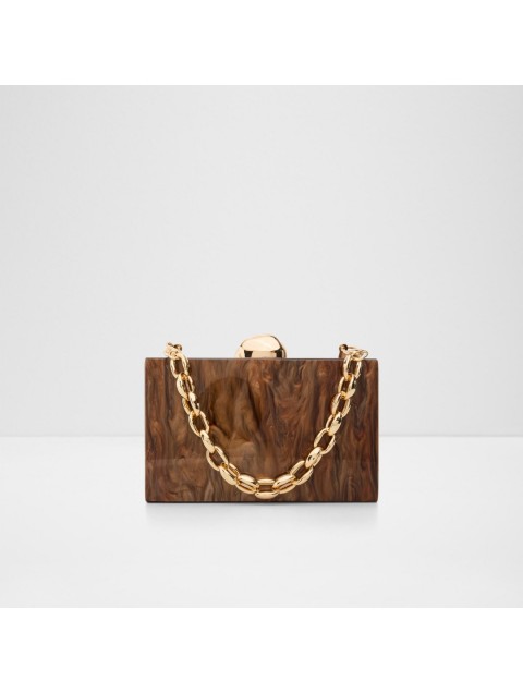 ALDO Zaloriax Brown Clutch