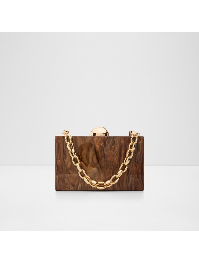 ALDO Zaloriax Brown Clutch