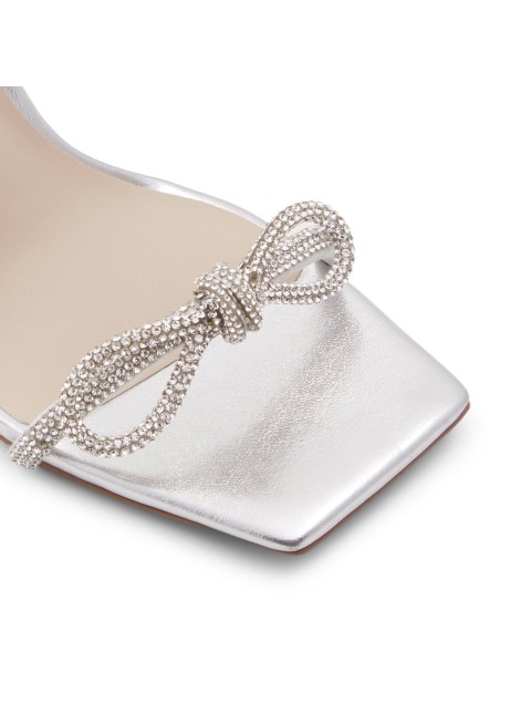ALDO BARRONA Silver women's sandal