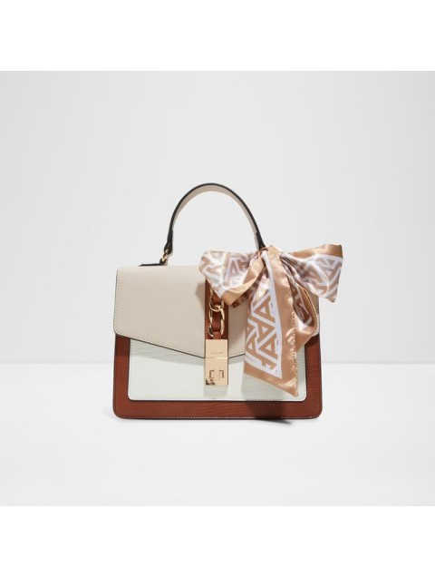 ALDO CAILLA Beige handbag with scarf