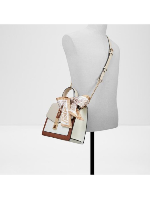 ALDO CAILLA Beige handbag with scarf