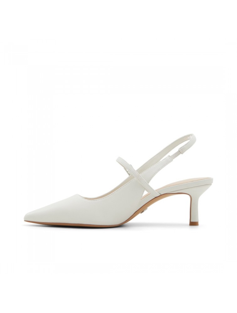 ALDO ELODIA Λευκές slingback γυναικείες γόβες