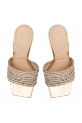 ALDO MARIELLE Χρυσό mule