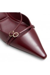 ALDO MARIETTA Μπορντώ slingback γυναικείες γόβες