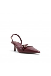 ALDO MARIETTA Μπορντώ slingback γυναικείες γόβες