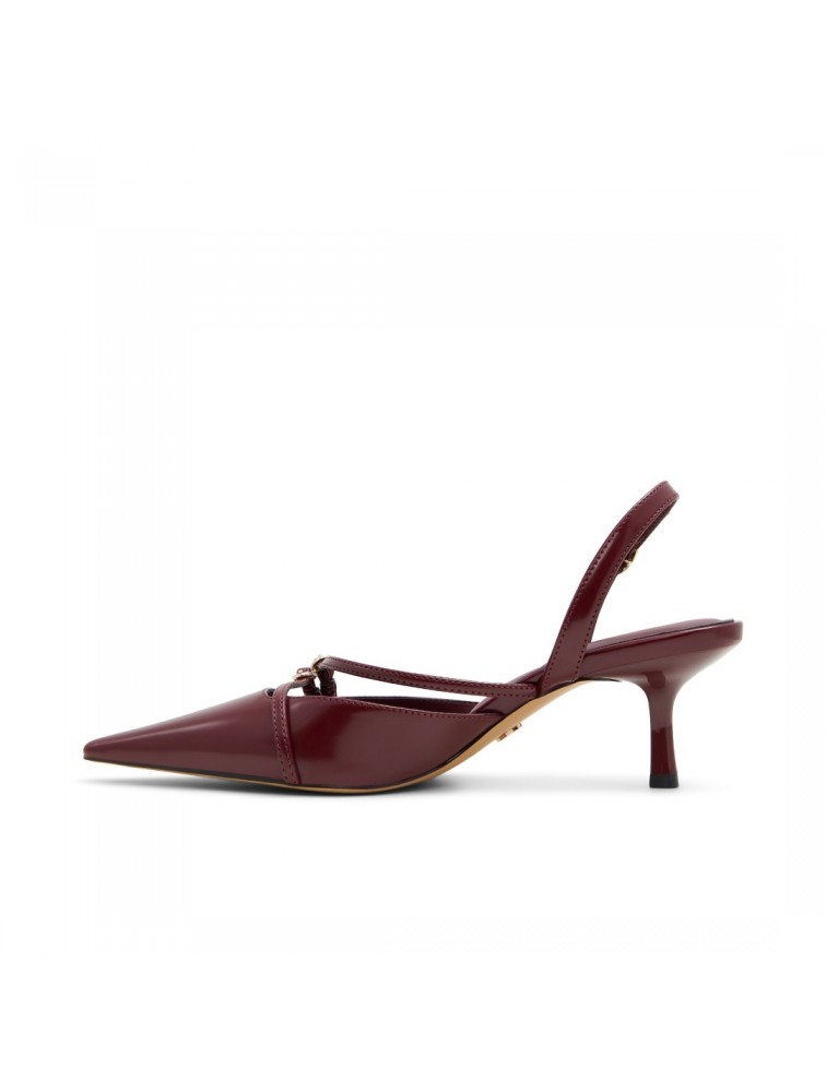 ALDO MARIETTA Μπορντώ slingback γυναικείες γόβες