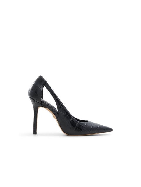 ALDO MESARTHIM Black women's croc open heel ALDO MESARTHIM Black women's croc open heel