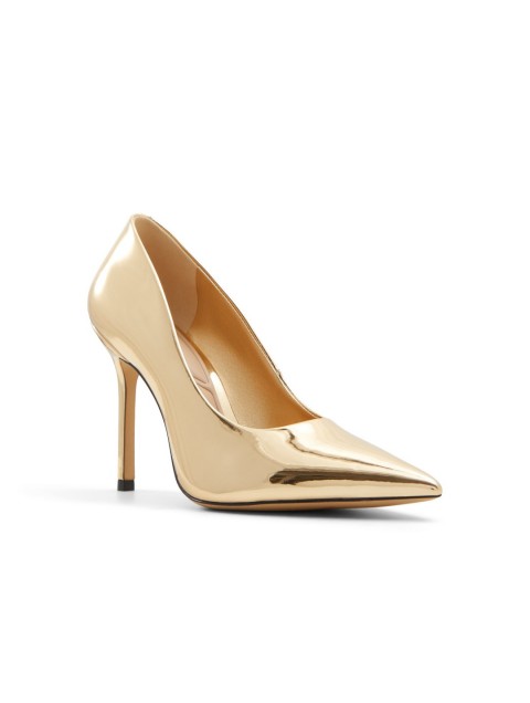 ALDO SOCKEYE Gold metallic heel
