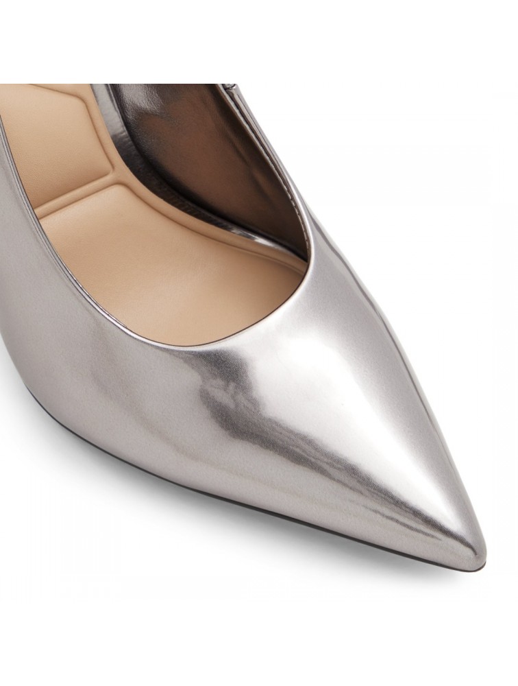ALDO SOCKEYE Grey metallic heel