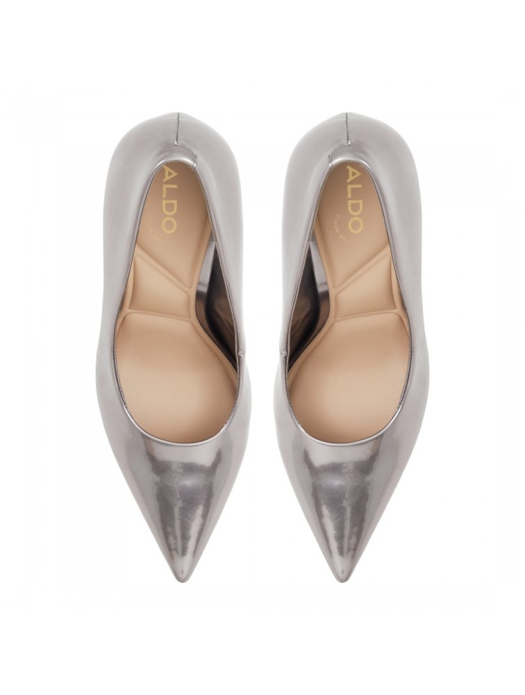 ALDO SOCKEYE Grey metallic heel