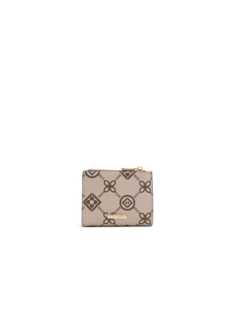 ALDO VERVENE Brown Printed Wallet