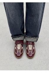ALOHAS TB.490 Club Patent Deep Burgundy Leather Sneakers Μπορντώ Δερμάτινα Sneakers