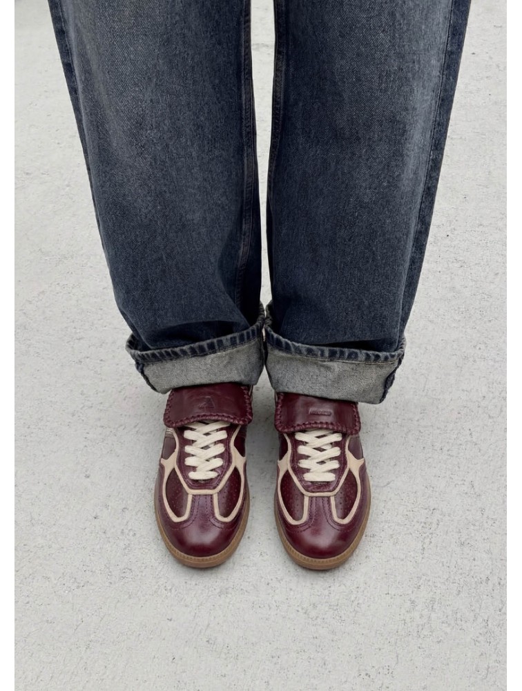ALOHAS TB.490 Club Patent Deep Burgundy Leather Sneakers Μπορντώ Δερμάτινα Sneakers