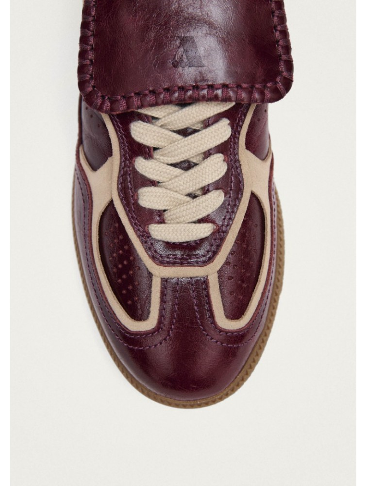 ALOHAS TB.490 Club Patent Deep Burgundy Leather Sneakers Μπορντώ Δερμάτινα Sneakers