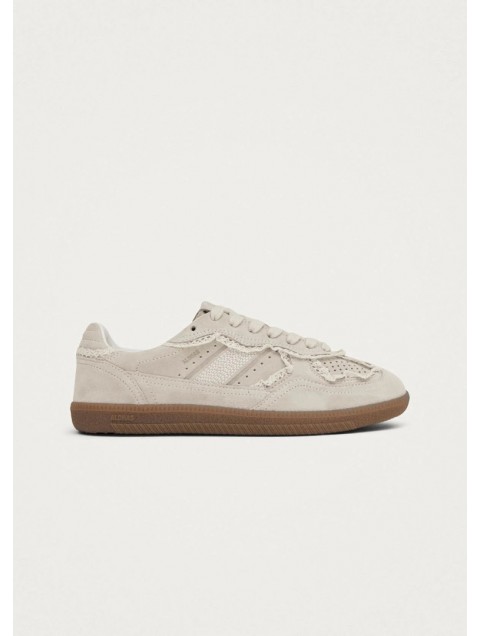 ALOHAS TB.490 Crochet Cream Leather Sneakers Κρεμ Κροσέ Δερμάτινα Sneakers