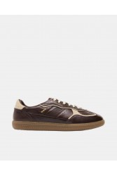 ALOHAS TB.490 Patent Brown Leather Sneakers Καφέ Δερμάτινα Sneakers