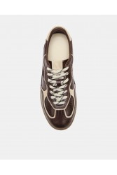 ALOHAS TB.490 Patent Brown Leather Sneakers Καφέ Δερμάτινα Sneakers
